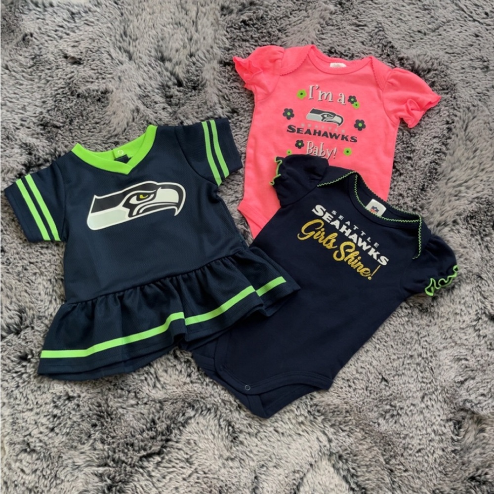 NFL Blue and Pink Jerseys Set